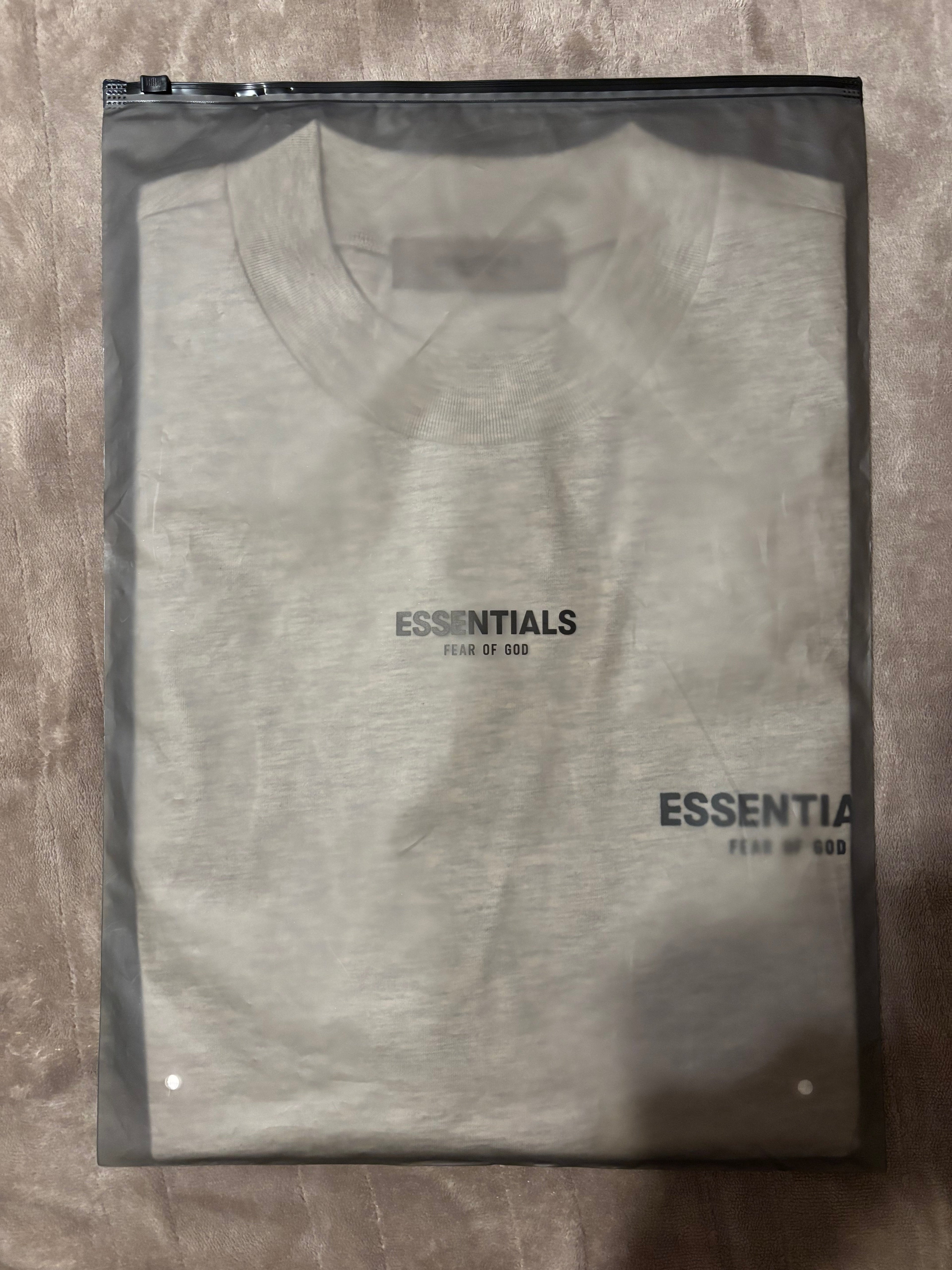 NEW Fear of God Essentials Light Oatmeal T-Shirt Size XS-L