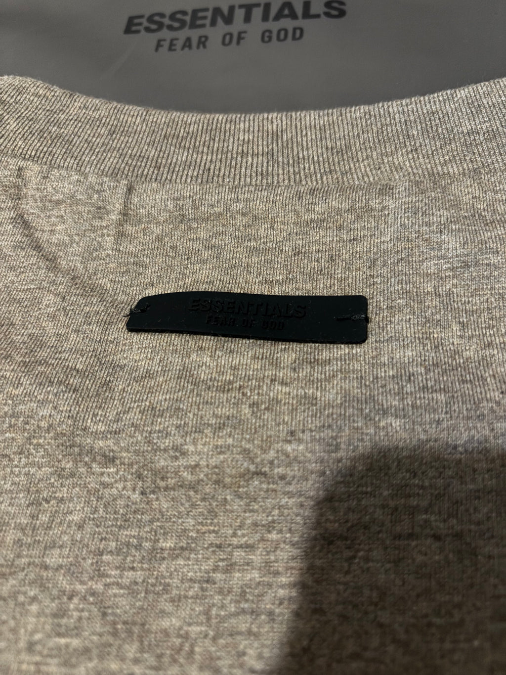 NEW Fear of God Essentials Heather Grey T-Shirt Size S-M