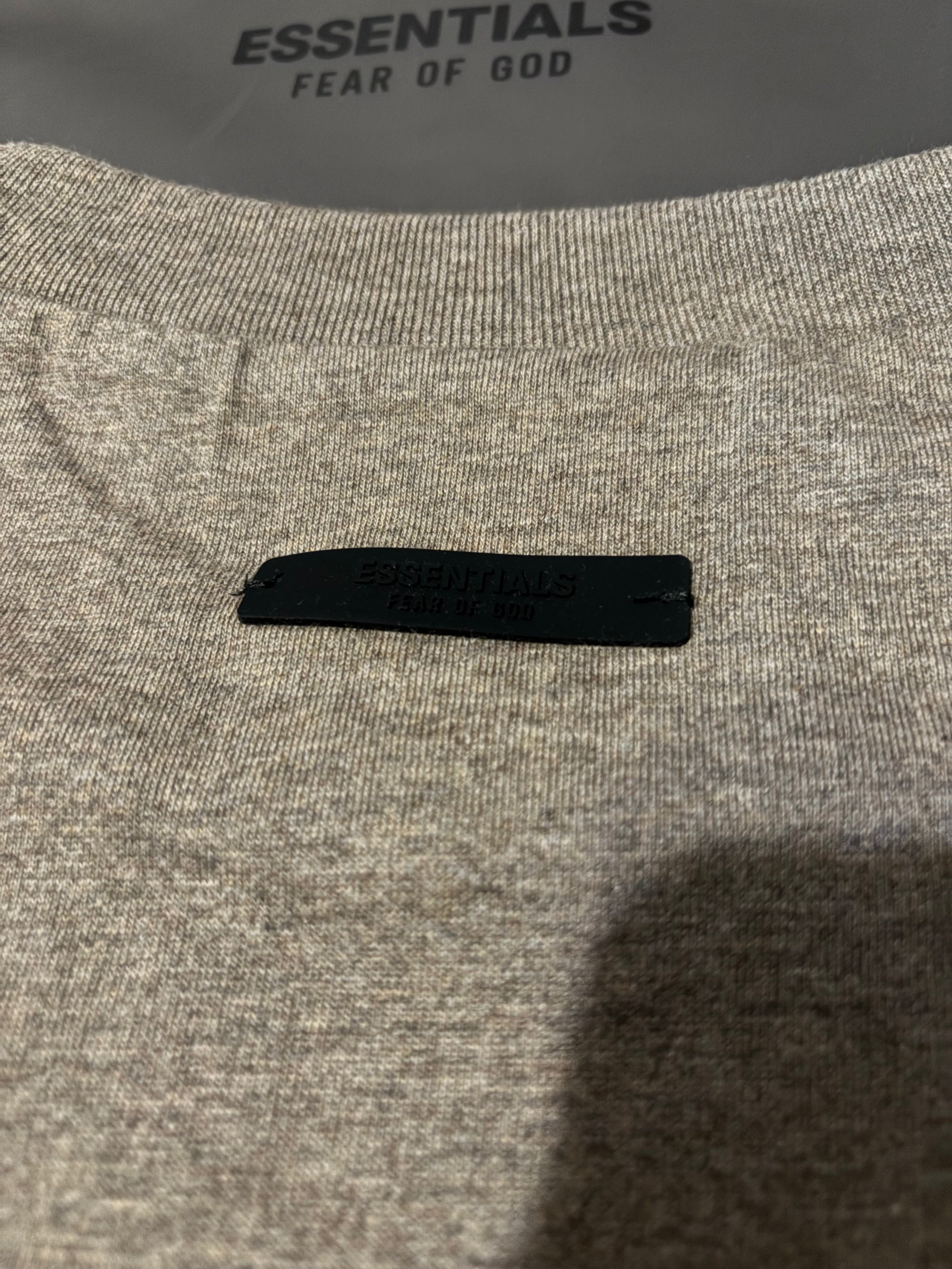 NEW Fear of God Essentials Heather Grey T-Shirt Size S-M