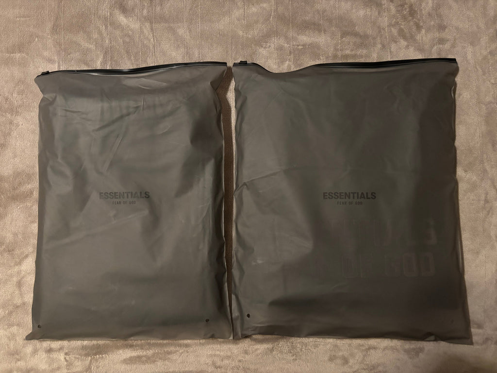 NEW Fear of God Essentials Off Black Relaxed Bundle Size XS-L
