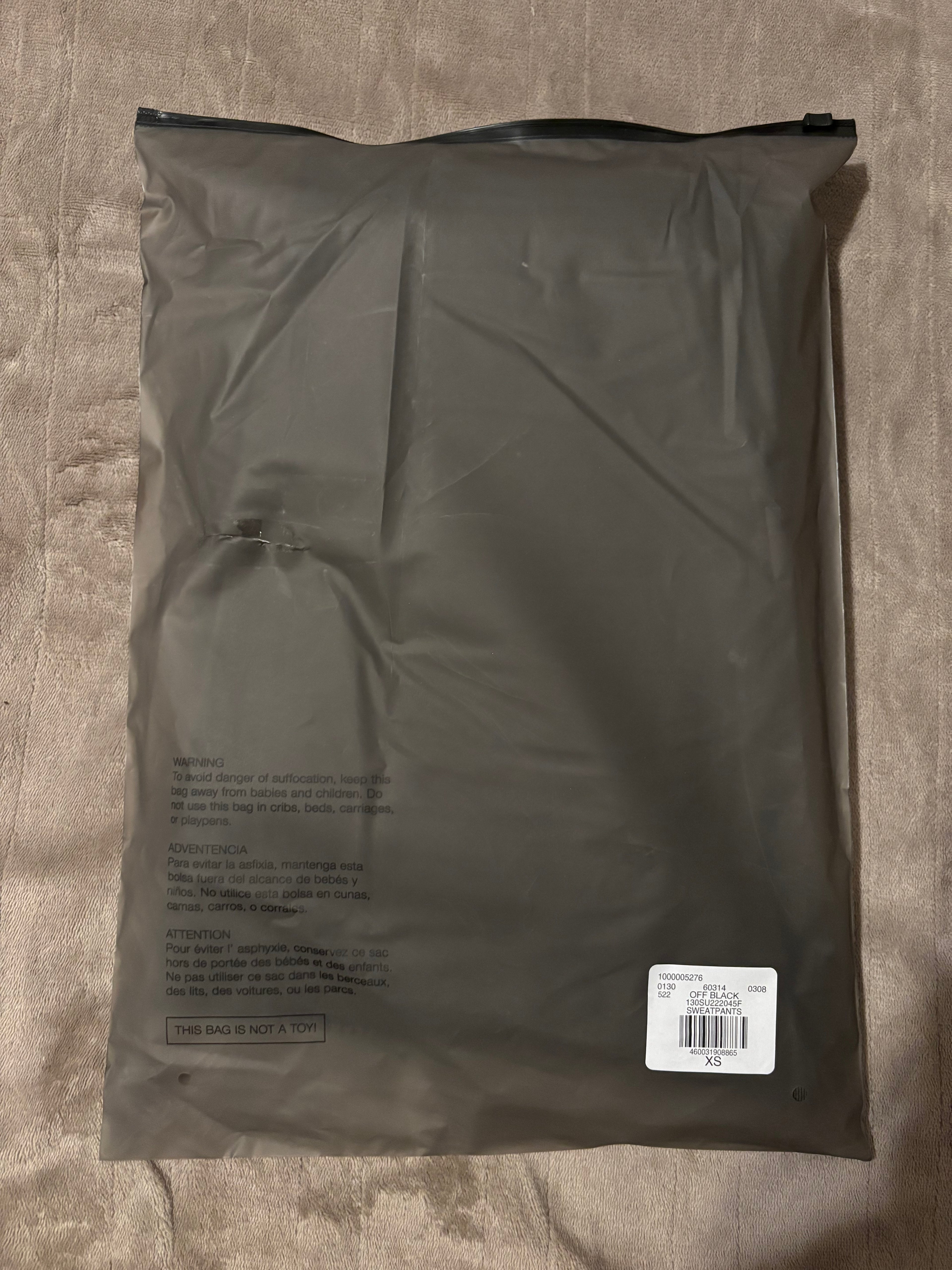 NEW Fear of God Essentials Off Black Relaxed Sweatpants Size XS-L